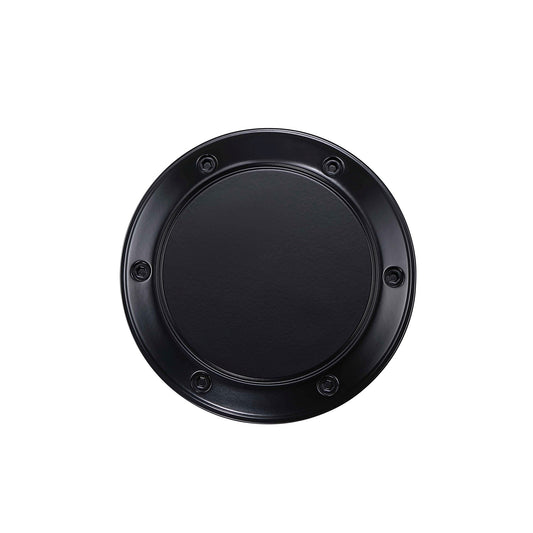 Fanimation Spitfire Decorative Cap | Black Metal | Damp-Rated Ceiling Fan Accessory | Covered Patio & Bathroom | 5.13 x 5.13 x 0.39 in | Model CAP6721BL