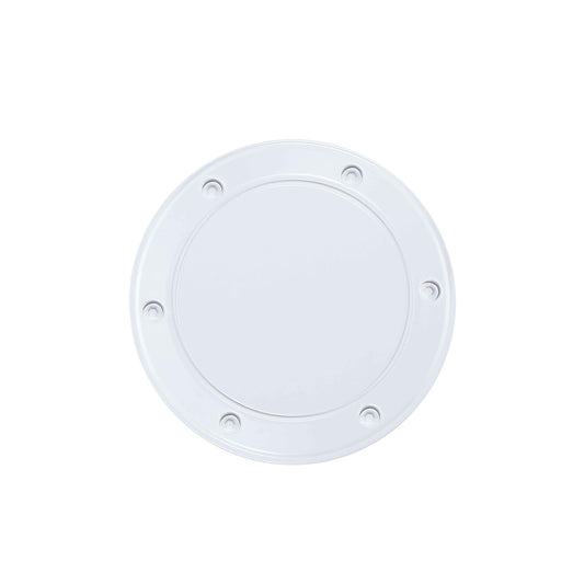Fanimation Spitfire Decorative Cap 5.13in | Matte White Metal | Covered Patio & Bathroom Ceiling Fan Accent | 5.13 x 5.13 x 0.39 in | Model CAP6721MW