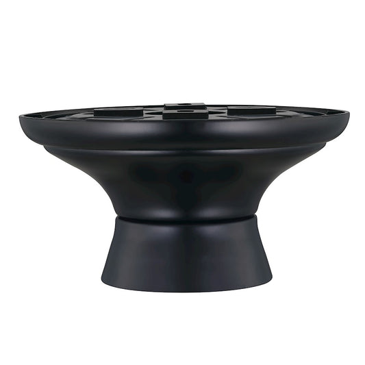 Fanimation Kute Close to Ceiling Kit 7.85in | Black Metal | Low Ceiling Flush Mount for Kute & Kute5 Fans | 7.85 x 7.85 x 4.13 in | Model CCK8534BL