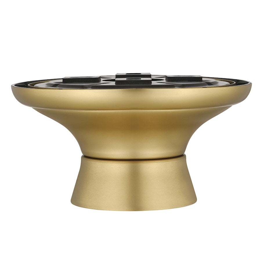 Fanimation Kute Close to Ceiling Kit 7.85in | Brushed Satin Brass Metal | Low Ceiling Flush Mount for Kute & Kute5 Fans | Model CCK8534BS