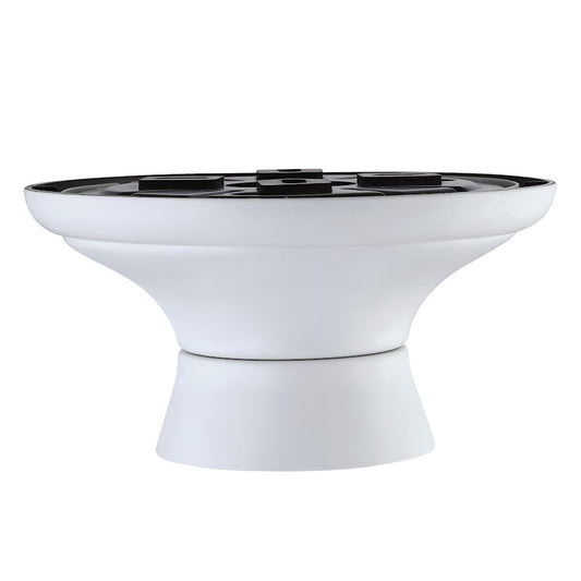 Fanimation Kute Close to Ceiling Kit 8in | Matte White Flush Mount Adapter | Low Ceiling & Damp Locations | 8 x 8 x 4 in | Model CCK8534MW