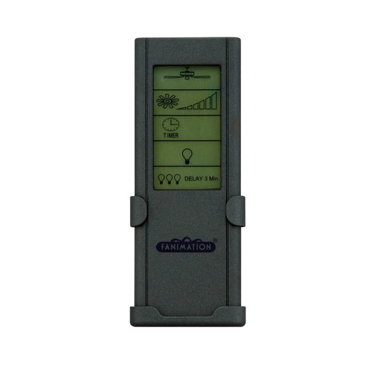 Fanimation CRL8TS Touchscreen Remote Control | Black Finish | 3-Speed Non-Reversing | 5.75 x 2 x 1 in | Model CRL8TS