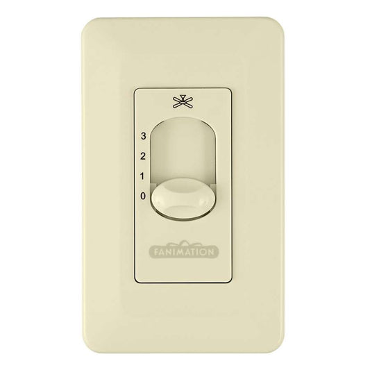Fanimation CW5LA Light Almond Fan Wall Control | Ceiling Fan Accessory | Bedroom & Living Room | 0.35 x 2.76 x 4.72 in | Model CW5LA