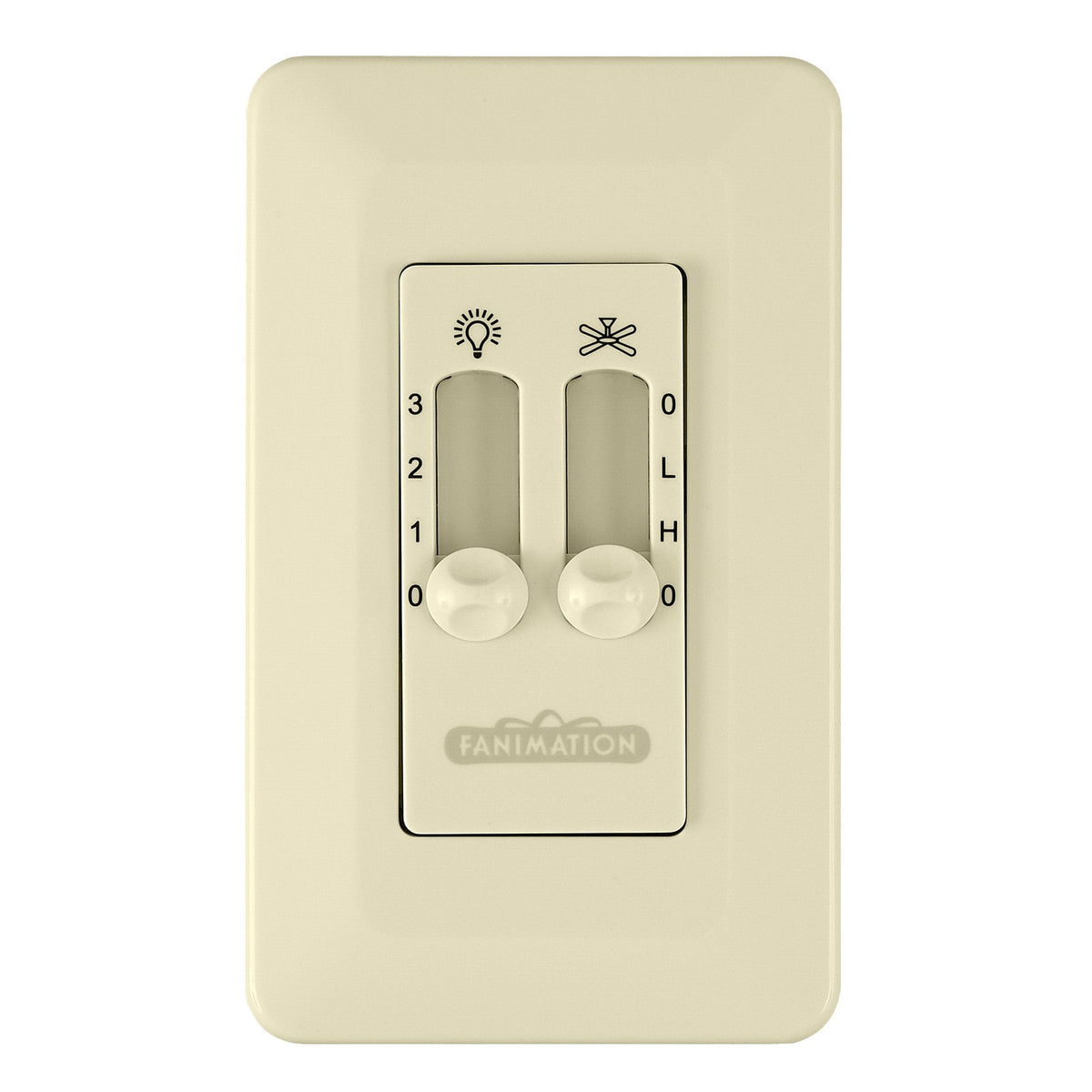 Fanimation CW6LA Light Almond Fan Wall Control | Ceiling Fan Accessory | Bedroom & Living Room | 0.35 x 2.76 x 4.72 in | Model CW6LA