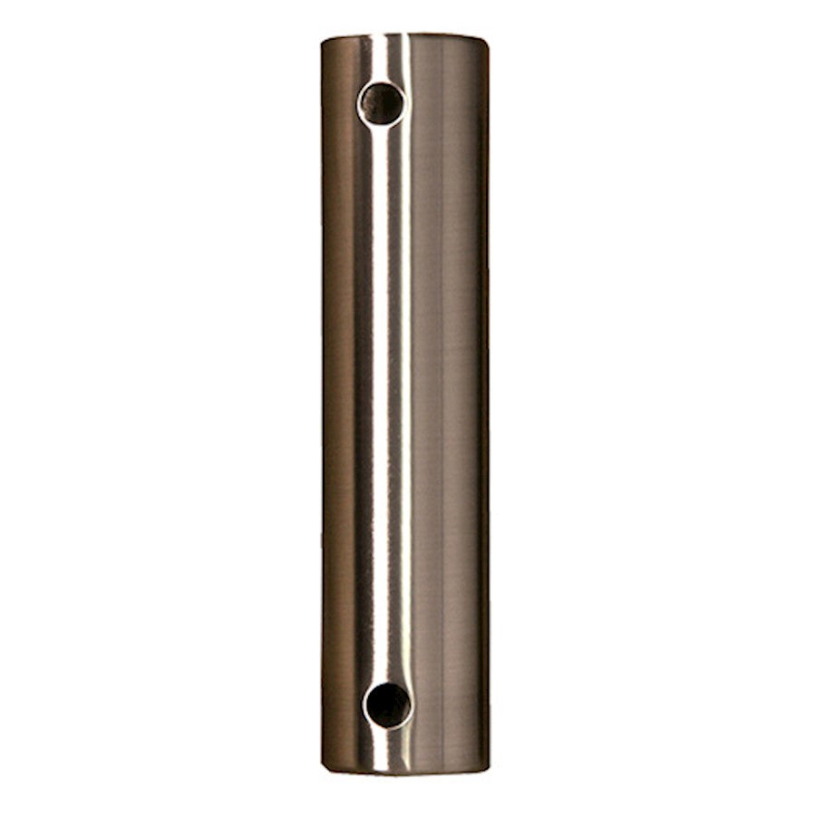 Fanimation DR1 36in 1in Downrod | Brushed Nickel Steel | Ceiling Fan Extension for Vaulted & Sloped Ceilings | 36 x 1 x 1 in | Model DR1-36BN