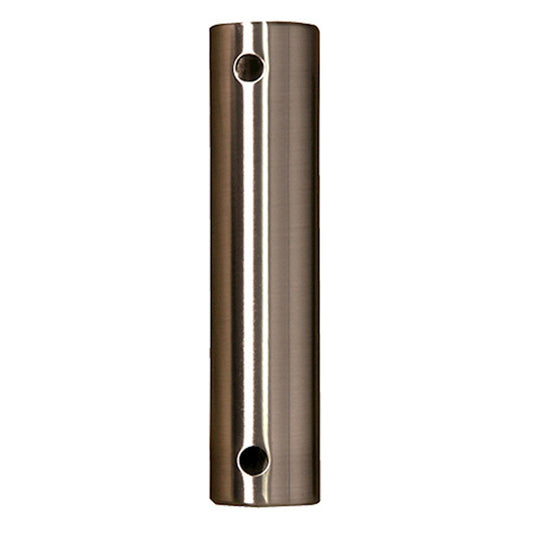 Fanimation DR1 36in 1in Downrod | Brushed Nickel Steel | Ceiling Fan Extension for Vaulted & Sloped Ceilings | 36 x 1 x 1 in | Model DR1-36BN