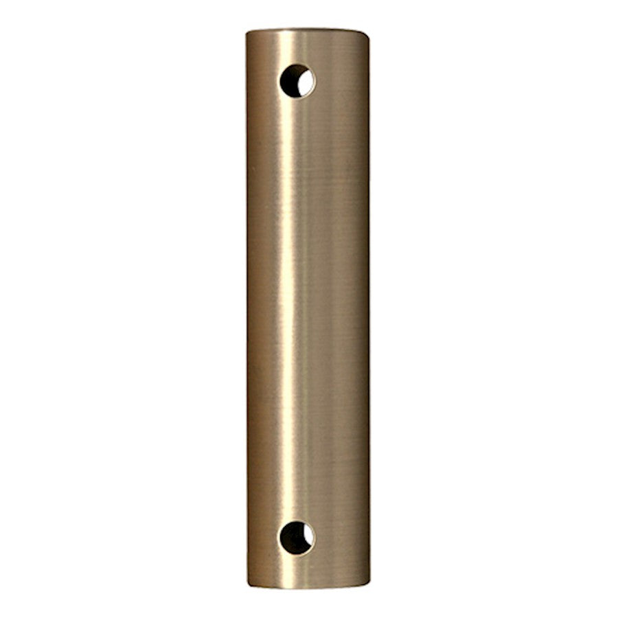 Fanimation Downrod Coupler 1in | Brushed Satin Brass Steel Ceiling Fan Accessory | Dry Location Rated | 2.5 x 1.75 x 1.75 in | Model DR1-CPBS