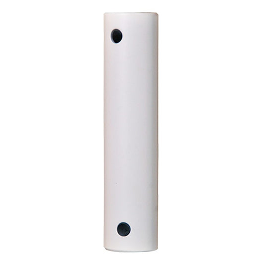 Fanimation Downrods 24in Stainless Steel Downrod | Matte White Finish | Ceiling Fan Mounting Accessory | 24 x 1 x 1 in | Model DR1SS-24MWW