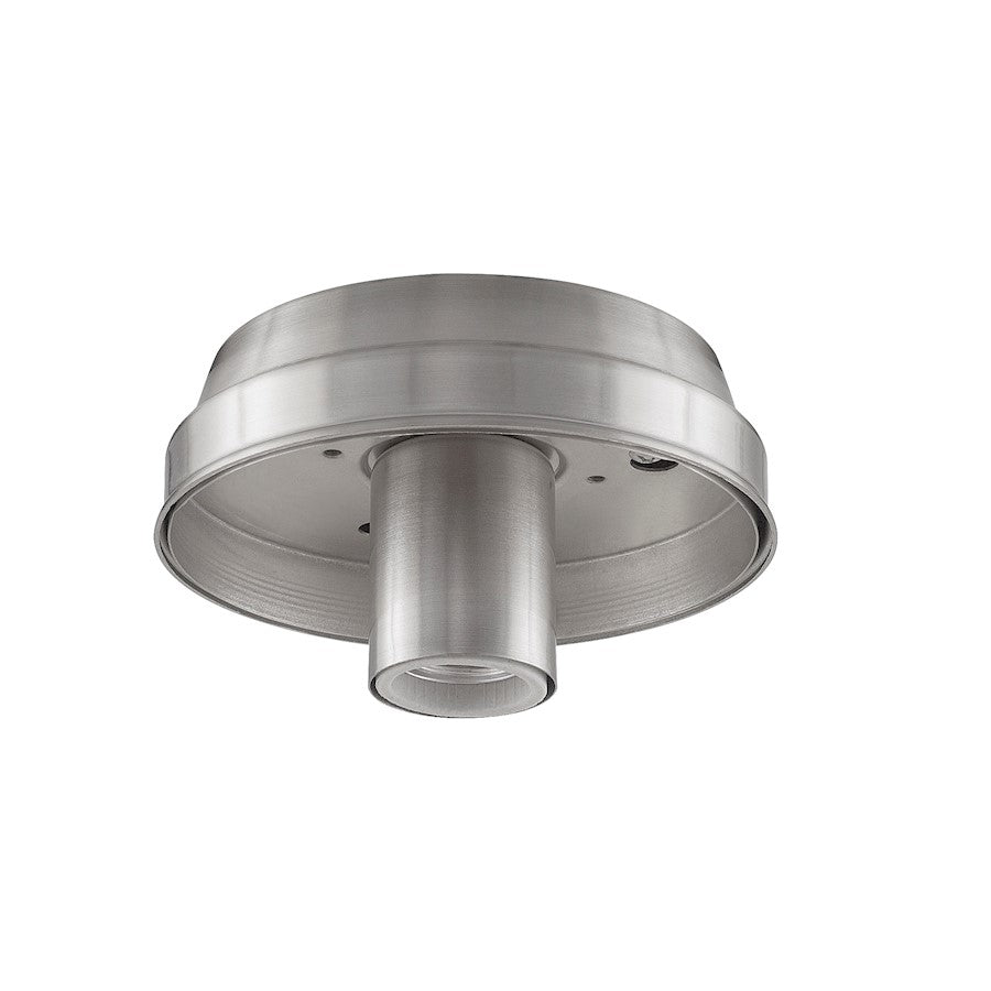 Fanimation my CFL Globe Fitter 6in 1-Light Ceiling Fan Light Kit | Brushed Nickel | Kitchen & Bedroom | 6 x 6 x 7 in | Model F2BN