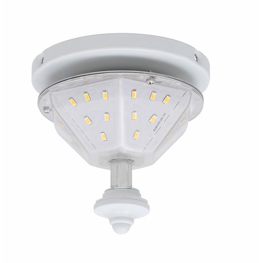 Fanimation my LED Bowl Fitter 7in 1-Light Ceiling Fan Accessory | Matte White | Damp-Rated Indoor & Covered Patio | 7 x 7 x 6 in | Model F3MW