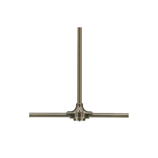Fanimation Palisade 64-68in Ceiling Fan Motor Base | Pewter | Tall Ceilings & Great Rooms | 64-68 x 64-68 x 51-103 in | Model FP240PW