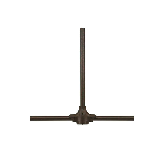 Fanimation Palisade 64-68in Ceiling Fan Motor Base | Rust | Tall Ceilings & Great Rooms | 64-68 x 64-68 x 51-103 in | Model FP240RS