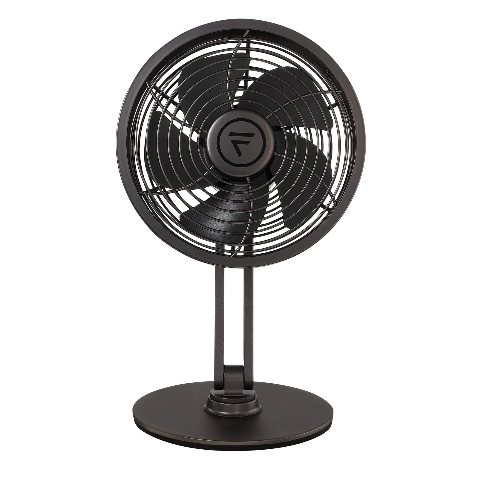 Fanimation Flex 5in Portable Desk Fan | Gun Metal Metal Frame | Bedroom & Office Personal Cooling | 5.67 x 5.28 x 11.61 in, USB-Powered | Model FP2605GM