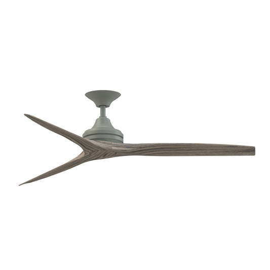 Fanimation Spitfire 60in 3-Blade Ceiling Fan | Industrial Antique Graphite and Weathered Wood | Covered Patio & Sunroom | Model FP6721BAGP-60WE