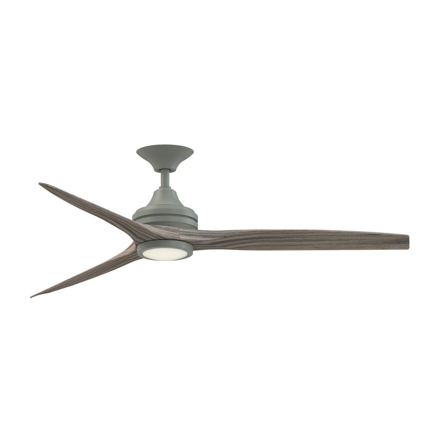 Fanimation Spitfire 60in 3-Blade LED Ceiling Fan | Industrial Antique Graphite and Weathered Wood | Covered Patio | Model FP6721BAGP-60WE-LK