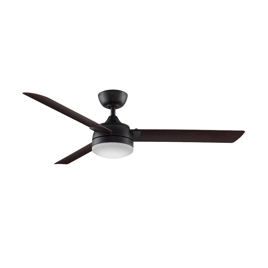 Fanimation Xeno 56in 3-Blade Ceiling Fan | Dark Bronze and Opal Frosted Glass | Living Room & Bedroom | 56 x 56 x 15 in | Model FP6728DZ