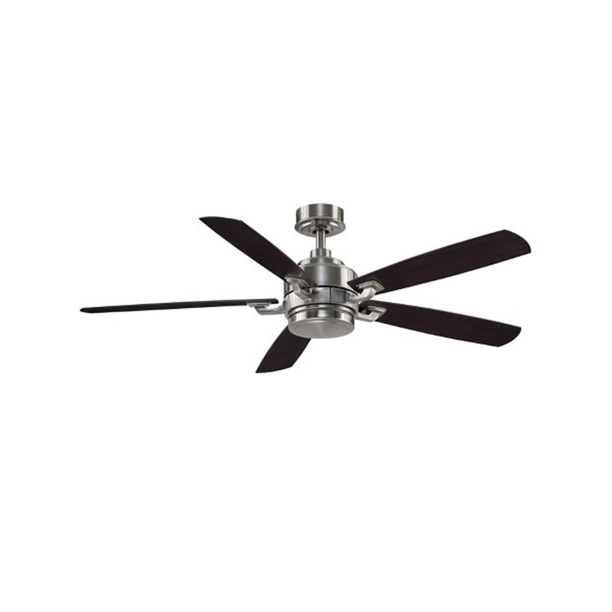 Fanimation Benito v2 52in 1-Light LED Ceiling Fan | Brushed Nickel and Opal Frosted Glass | Bedroom & Living Room | 52 x 52 x 14 in | Model FP8003BBN