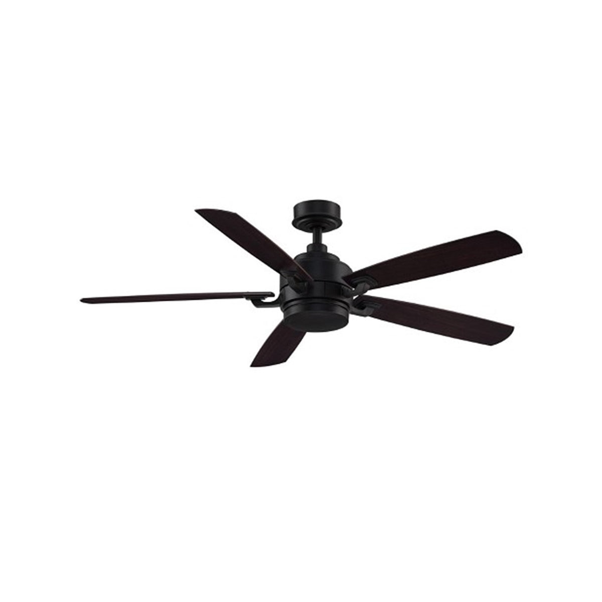Fanimation Benito v2 52in 1-Light LED Ceiling Fan | Dark Bronze and Opal Frosted Glass | Bedroom & Living Room | 52 x 52 x 14 in | Model FP8003BDZ