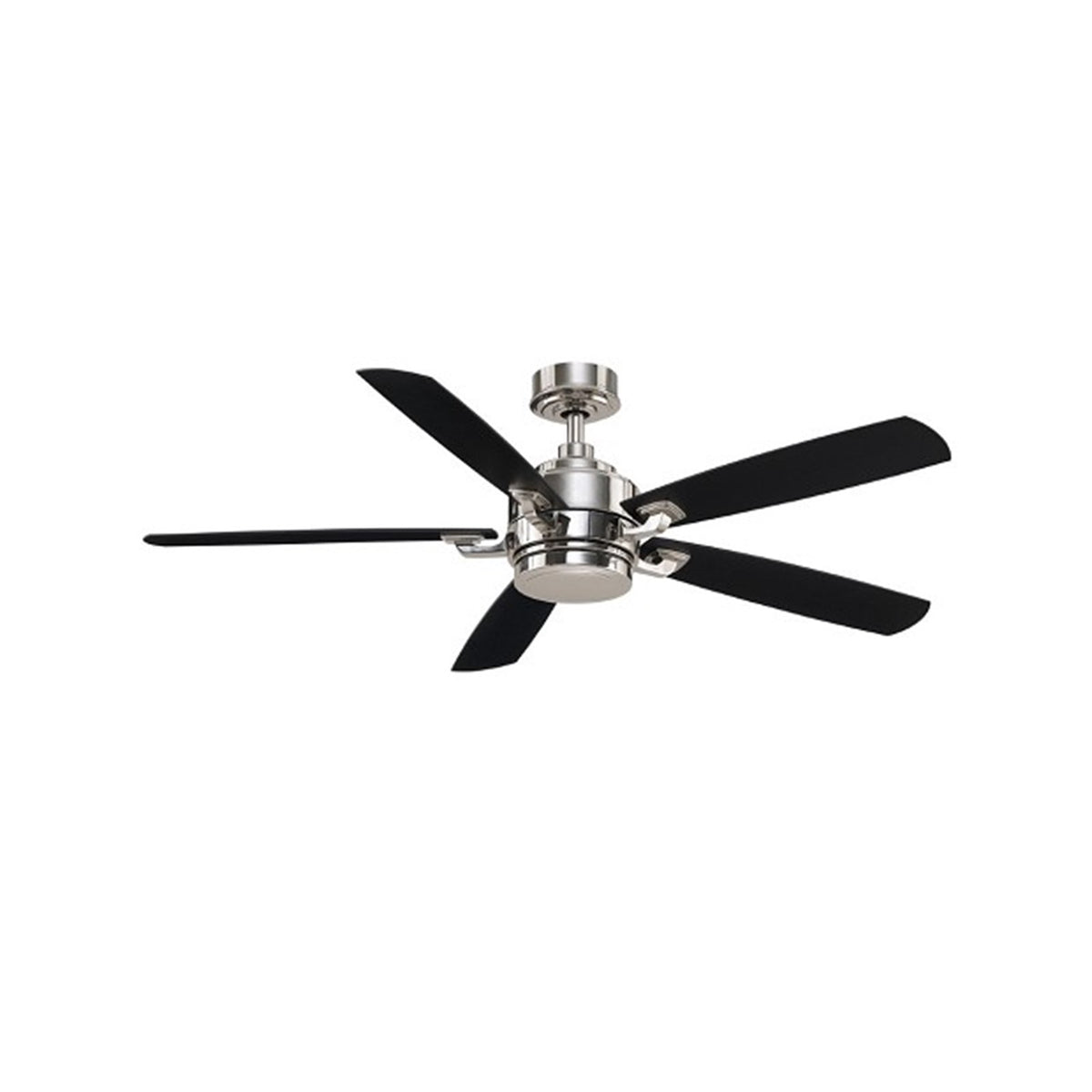 Fanimation Benito v2 52in 1-Light LED Ceiling Fan | Polished Nickel and Opal Frosted Glass | Bedroom & Living Room | 52 x 52 x 14 in | Model FP8003BPN