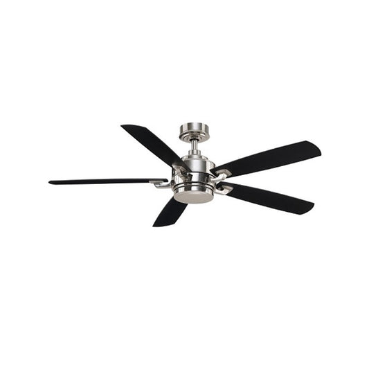 Fanimation Benito v2 52in 1-Light LED Ceiling Fan | Polished Nickel and Opal Frosted Glass | Bedroom & Living Room | 52 x 52 x 14 in | Model FP8003BPN