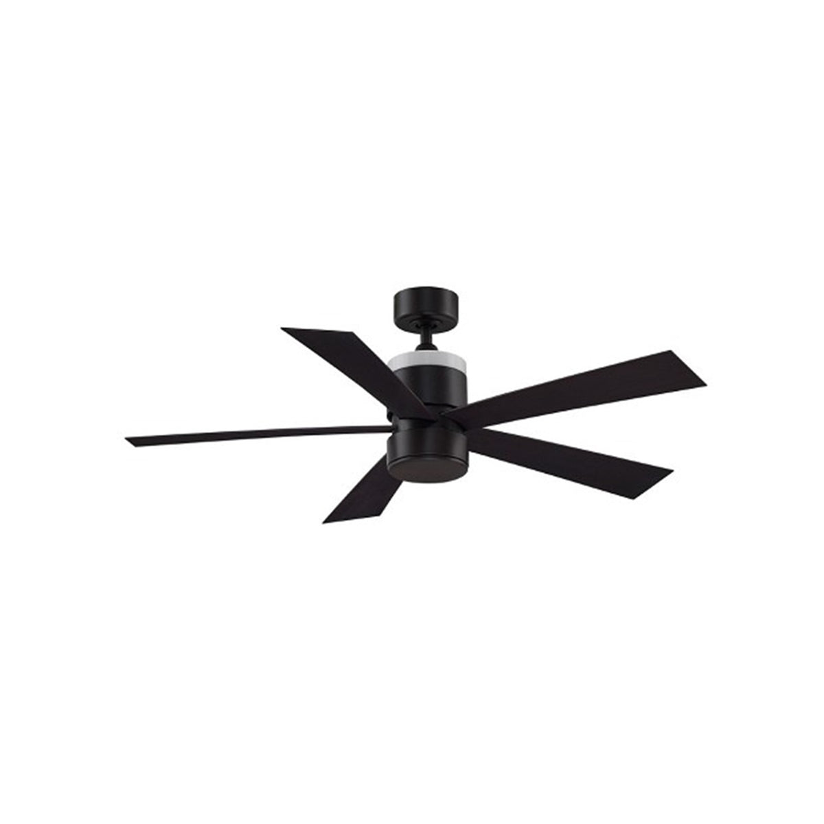 Fanimation Torch 52in 5-Blade Ceiling Fan | Dark Bronze and Opal Frosted Glass | Bedroom & Living Room | 52 x 52 x 17 in | Model FP8458DZ