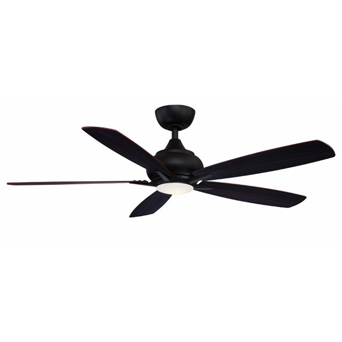 Fanimation Doren 52in 5-Blade Ceiling Fan | Dark Bronze and Opal Frosted Glass | Living Room & Bedroom | 52 x 52 x 14 in | Model FP8533DZ