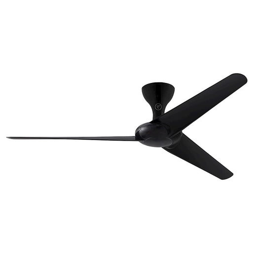 Fanimation Drone 60in 3-Blade Ceiling Fan | Silver Composite Blades | Damp-Rated Patio & Bedroom | 60 x 60 x 12 in | Model FPD6235SL