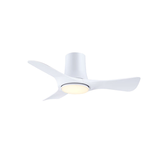 Fanimation Corke 36in Smart Ceiling Fan | White and Opal Frosted Glass LED | Bedroom & Covered Patio | Model FPD6638MW