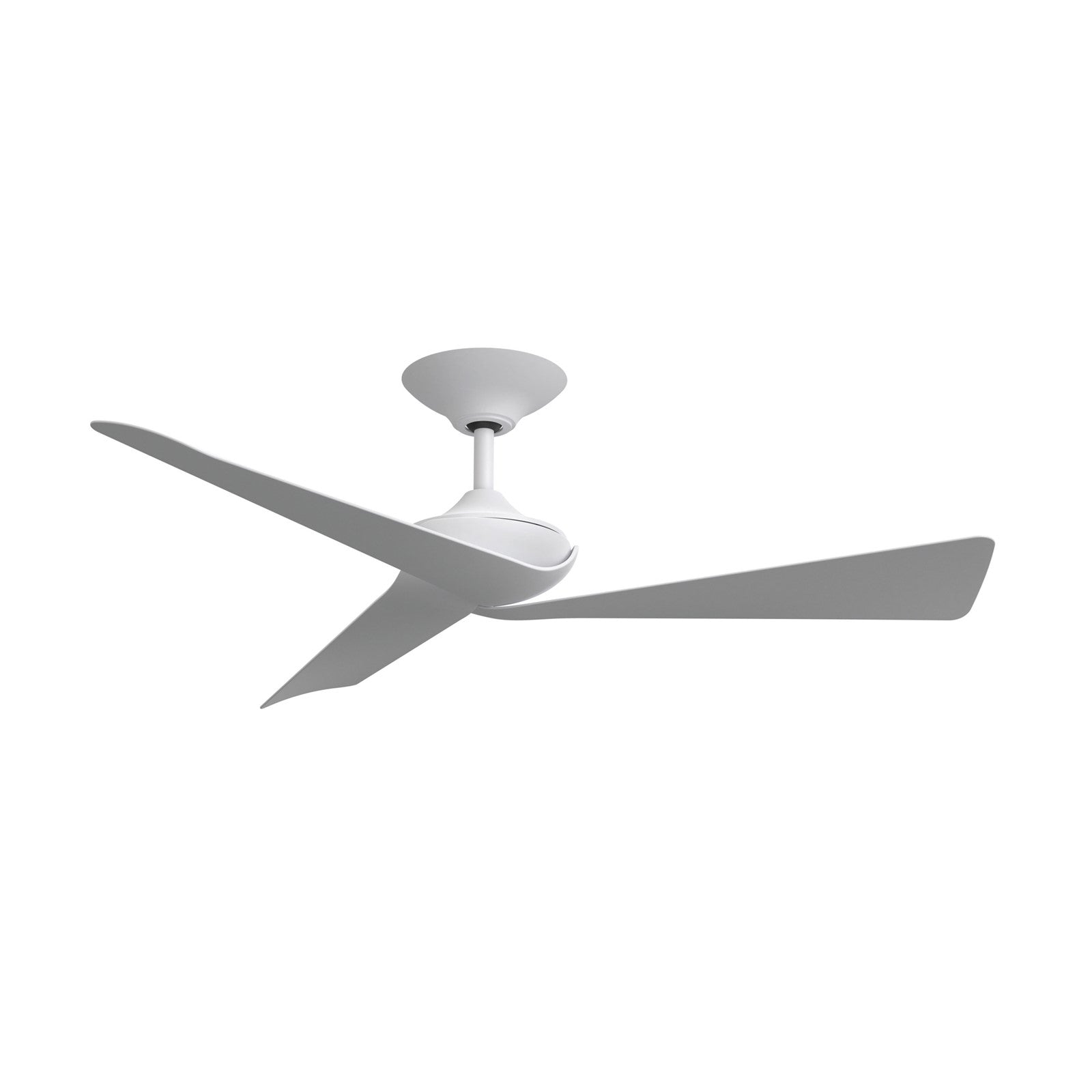 Fanimation Yogi 52in 3-Blade Smart Ceiling Fan | White and White Composite Blades | Covered Patio & Bedroom | 4721 CFM, 6-Speed DC Motor, Wi-Fi | Model FPD6658MW