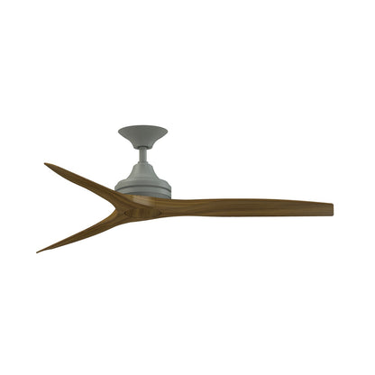 Fanimation Spitfire 54in Ceiling Fan | Antique Graphite and Koa Blades | Covered Patio & Living Room | 54 x 54 x 19.69 in | Model FPD6721BAGP-54K