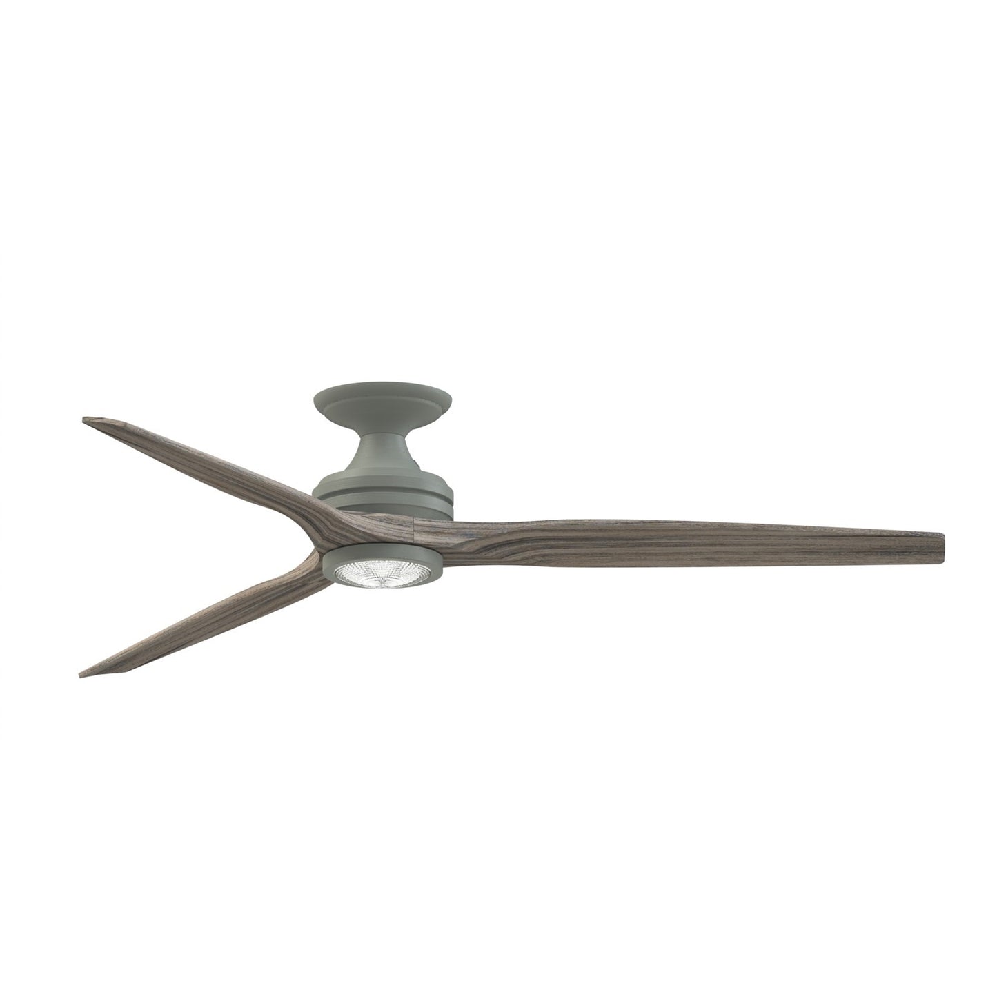 Fanimation Spitfire 64in 1-Light Ceiling Fan | Antique Graphite and Weathered Wood Blades | Covered Patio & Living Room | Model FPD6721BAGP-64WE-LK-F