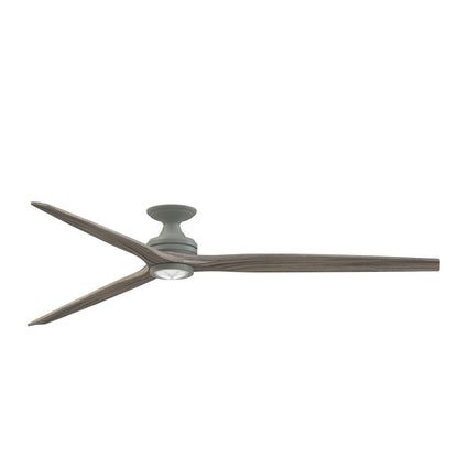Fanimation Spitfire 84in 1-Light Smart Ceiling Fan | Antique Graphite and Weathered Wood | Covered Patio & Great Room | Model FPD6721BAGP-84WE-LK-F