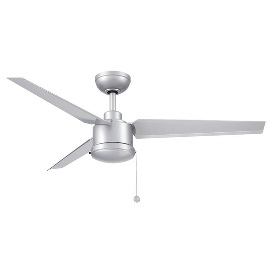 Fanimation PC/DC 52in 3-Blade Ceiling Fan | Silver Composite Blades | Indoor & Outdoor Wet Rated | 52 x 52 x 15 in | Model FPD7617SLW