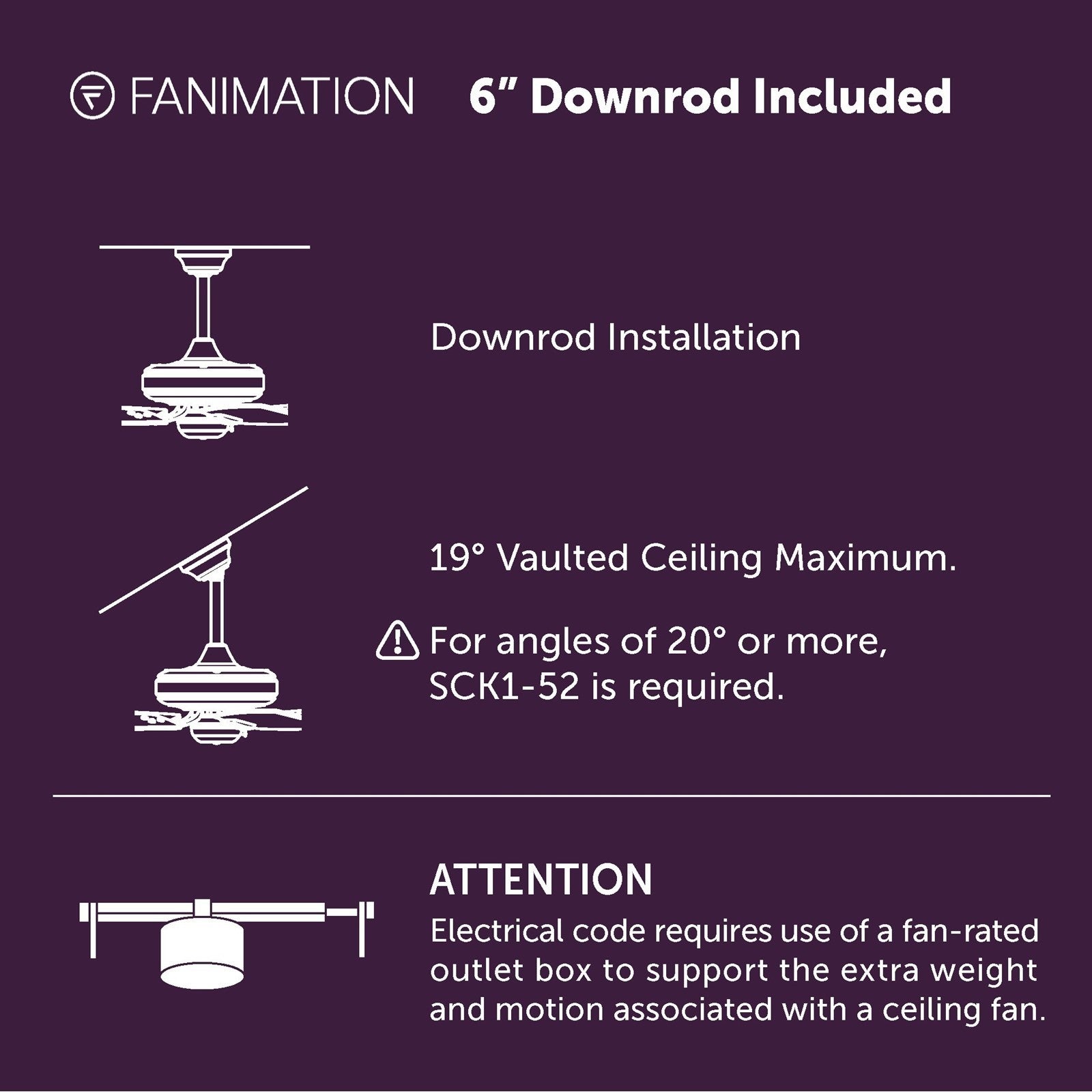 Fanimation Levon Custom 64in 8-Blade Smart Ceiling Fan with LED Light | Modern Black and Black Composite Blades | Covered | Model FPD7912BBL-64BL-LK