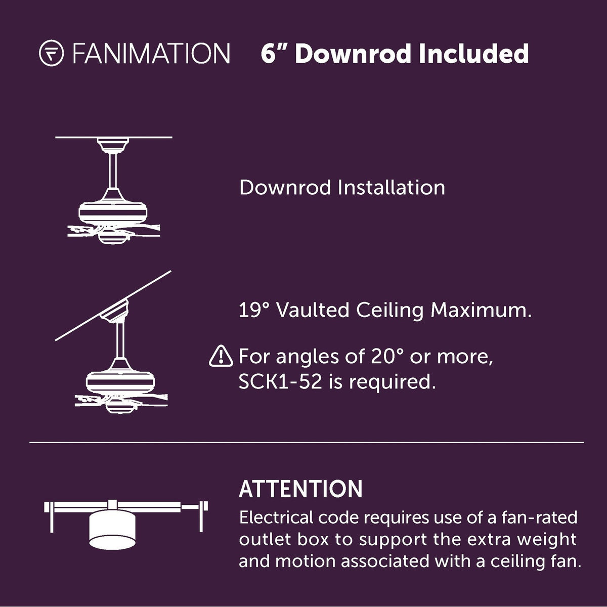 Fanimation Levon Custom 64in 8-Blade Smart Ceiling Fan | Black and Washed Pine Composite | Covered Patio & Sunroom | Model FPD7912BBL-64WP