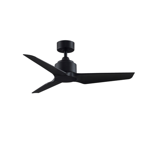 Fanimation TriAire Custom 52in 3-Blade Ceiling Fan | Marine Grade Black Composite | Indoor & Outdoor Wet Rated | Model FPD8514BLM-52BLW