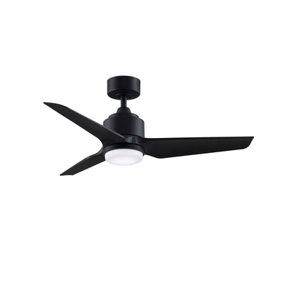 Fanimation TriAire Custom 60in 3-Blade Wet Rated Smart Ceiling Fan | Black Composite Blades | Indoor & Outdoor Patio | Model FPD8514BLM-60BLW