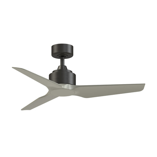Fanimation TriAire Custom 44in Ceiling Fan | Dark Bronze and Brushed Nickel Composite Blades | Indoor & Outdoor Wet Rated | Model FPD8514DZW-44BNW