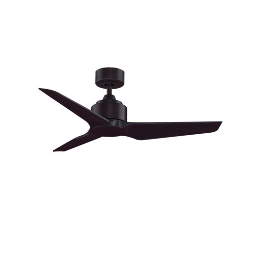 Fanimation TriAire Custom 44in Ceiling Fan | Modern Dark Bronze and Dark Walnut Composite Blades | Indoor & Outdoor Wet | Model FPD8514DZW-44DWAW