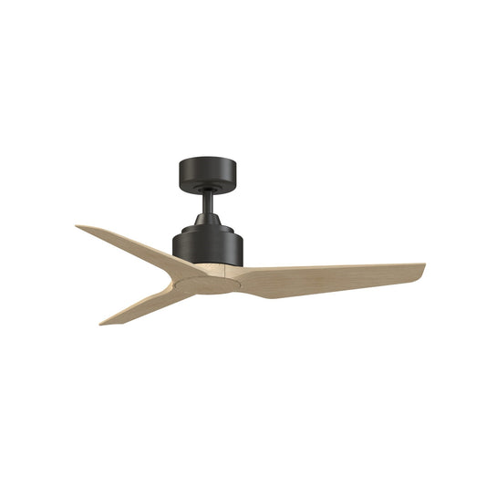 Fanimation TriAire Custom 44in Ceiling Fan | Dark Bronze and Natural Composite Blades | Indoor & Outdoor Wet Rated | Model FPD8514DZW-44NW