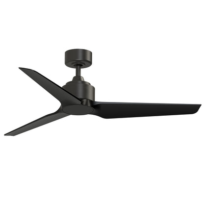 Fanimation TriAire Custom 52in 3-Blade Ceiling Fan | Dark Bronze with Black Composite Blades | Wet Rated Indoor & Outdoor | Model FPD8514DZW-52BLW