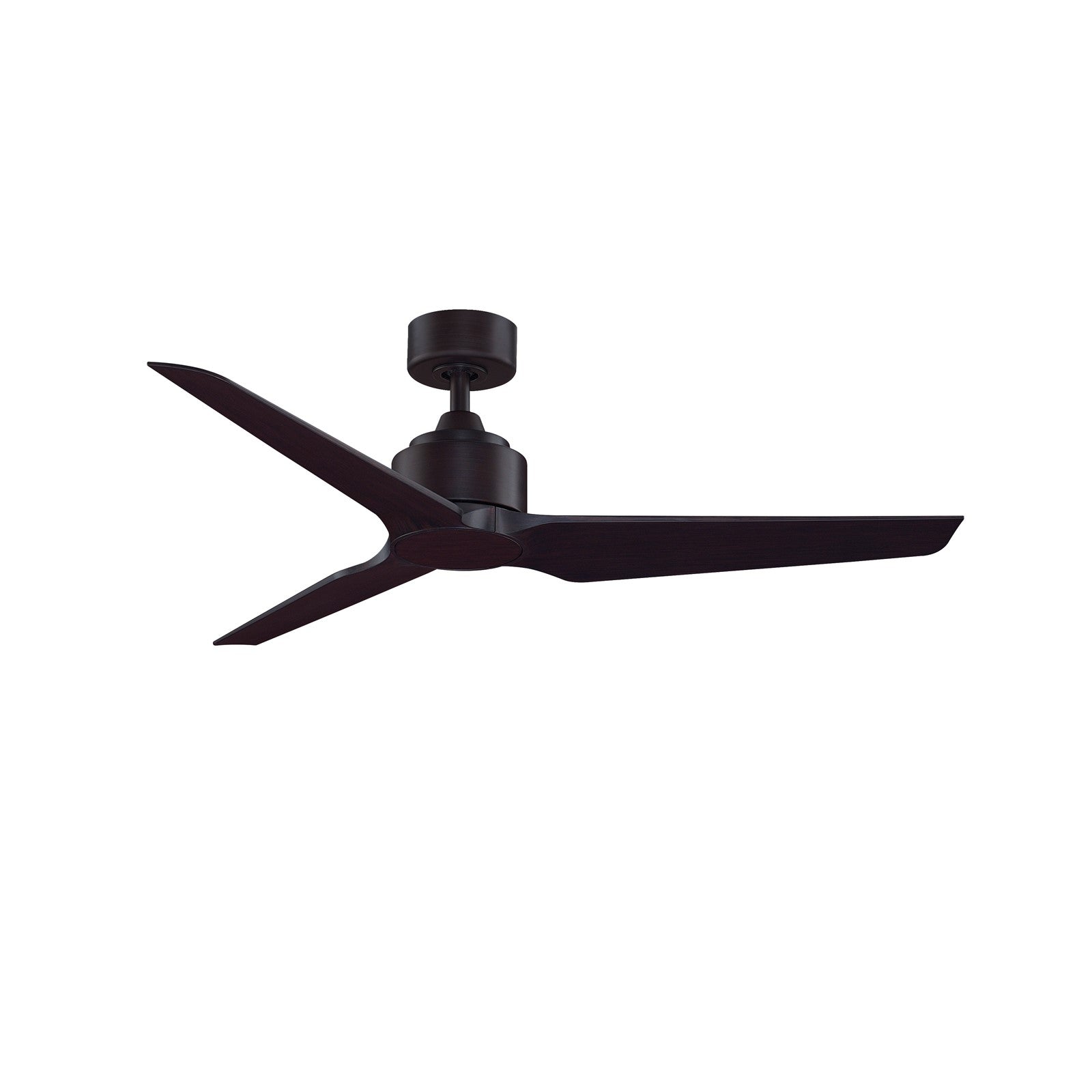 Fanimation TriAire Custom 52in Ceiling Fan | Modern Dark Bronze and Dark Walnut Composite Blades | Indoor & Outdoor Wet | Model FPD8514DZW-52DWAW