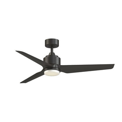 Fanimation TriAire Custom 52in 3-Blade Smart Ceiling Fan with LED Light Kit | Dark Bronze Composite Blades | Indoor | Model FPD8514DZW-52DZW-LK