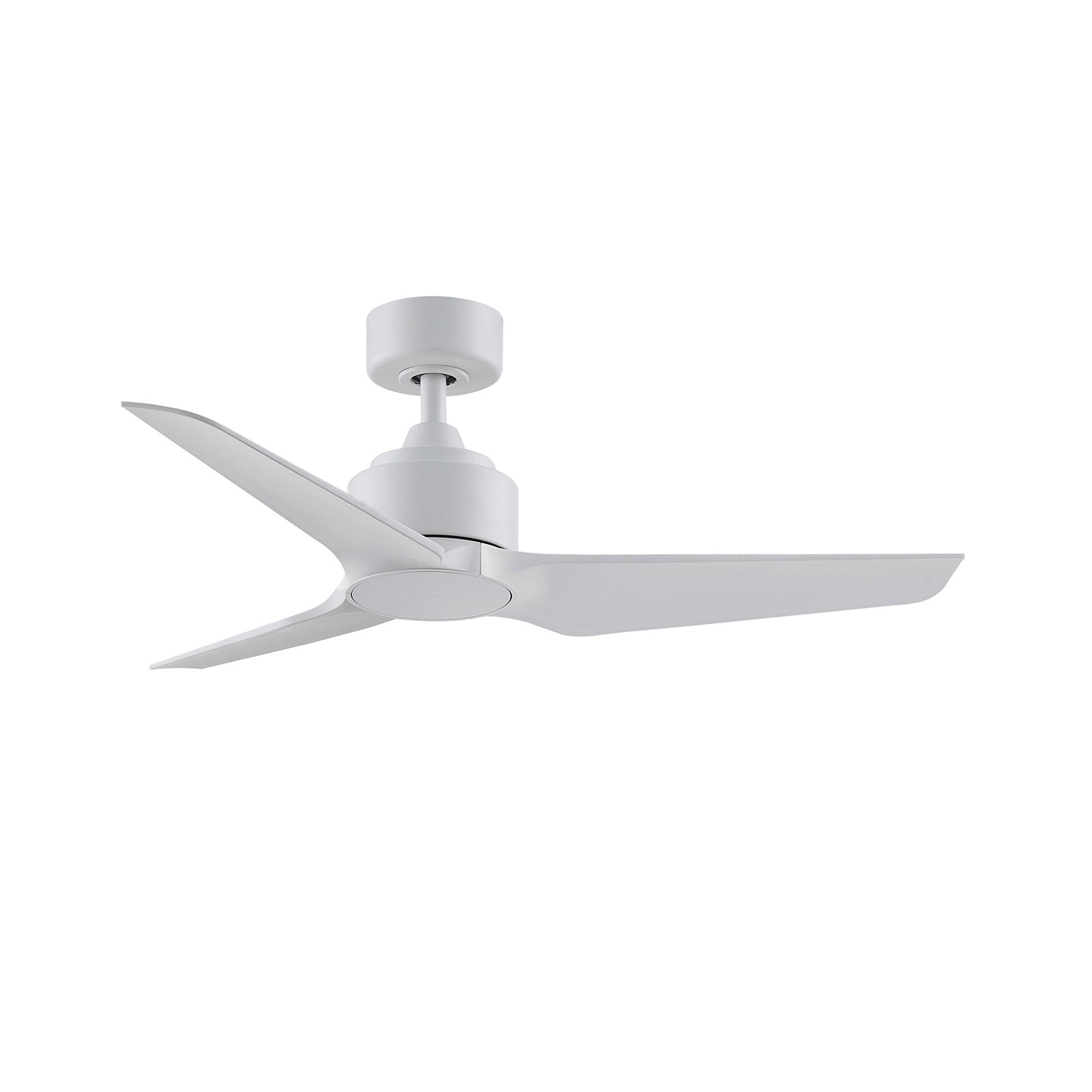 Fanimation TriAire Custom 52in 3-Blade Wet Rated Smart Ceiling Fan | Marine Grade Matte White and Matte White Composite | Model FPD8514MWM-52MWW