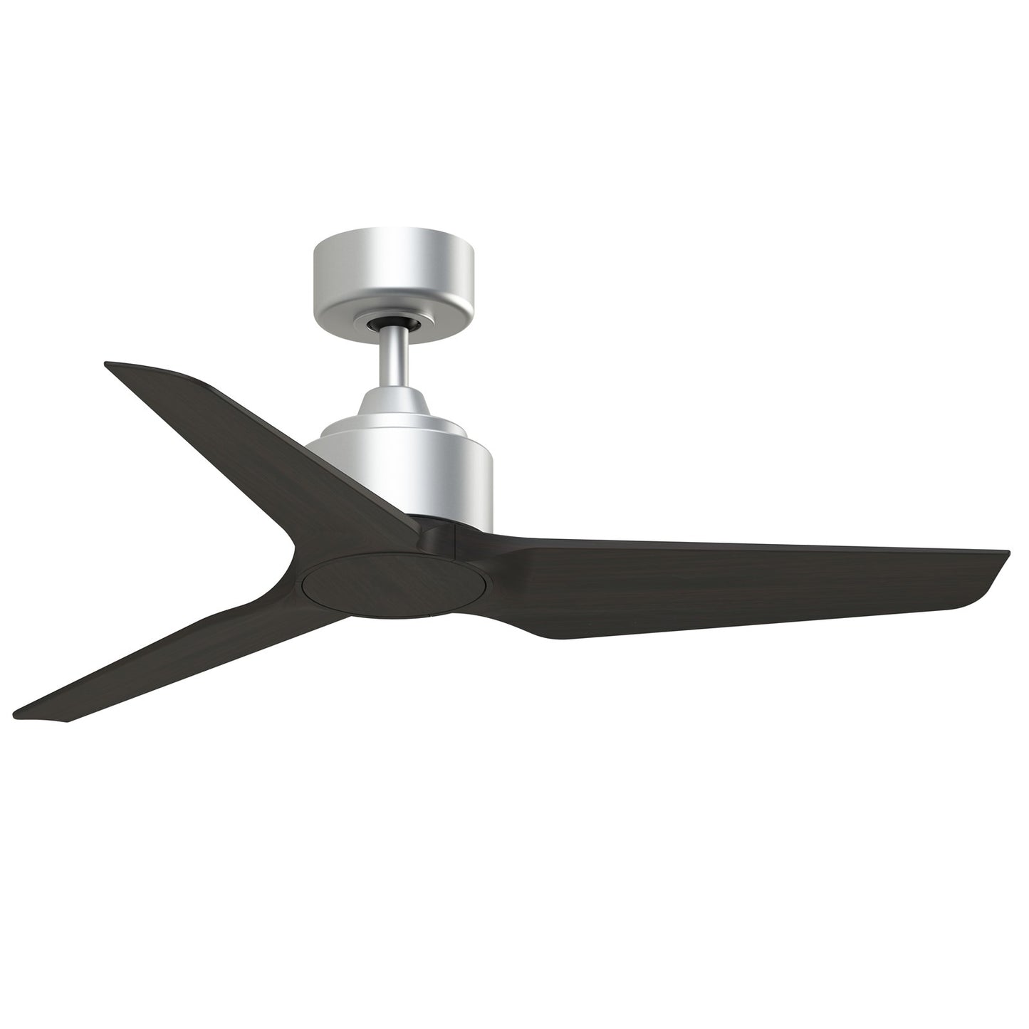 Fanimation TriAire Custom 44in Smart Ceiling Fan | Silver and Dark Walnut Composite Blades | Indoor & Outdoor Wet Rated | Model FPD8514SLW-44DWAW