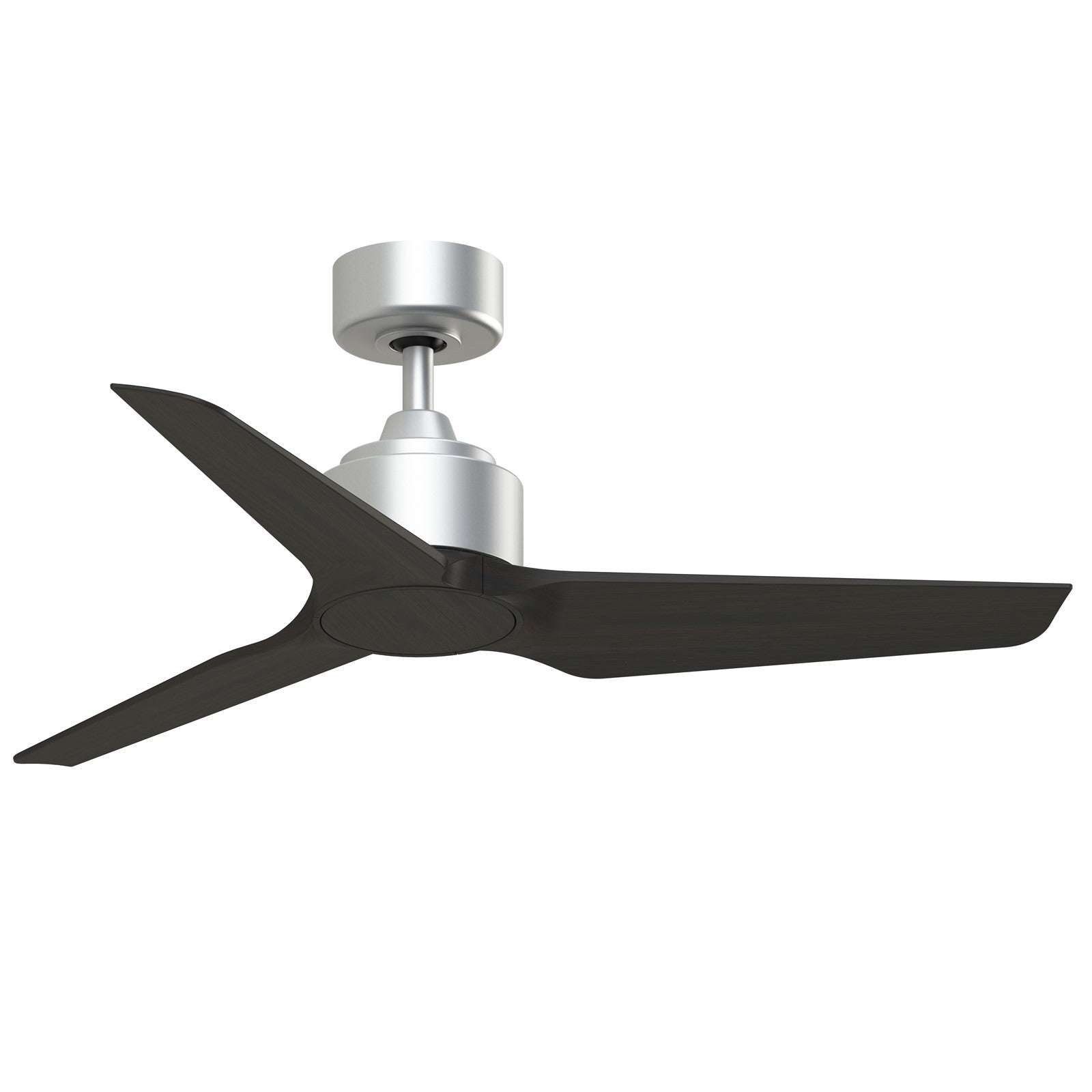 Fanimation TriAire Custom 44in Smart Ceiling Fan | Silver and Dark Walnut Composite Blades | Indoor & Outdoor Wet Rated | Model FPD8514SLW-44DWAW