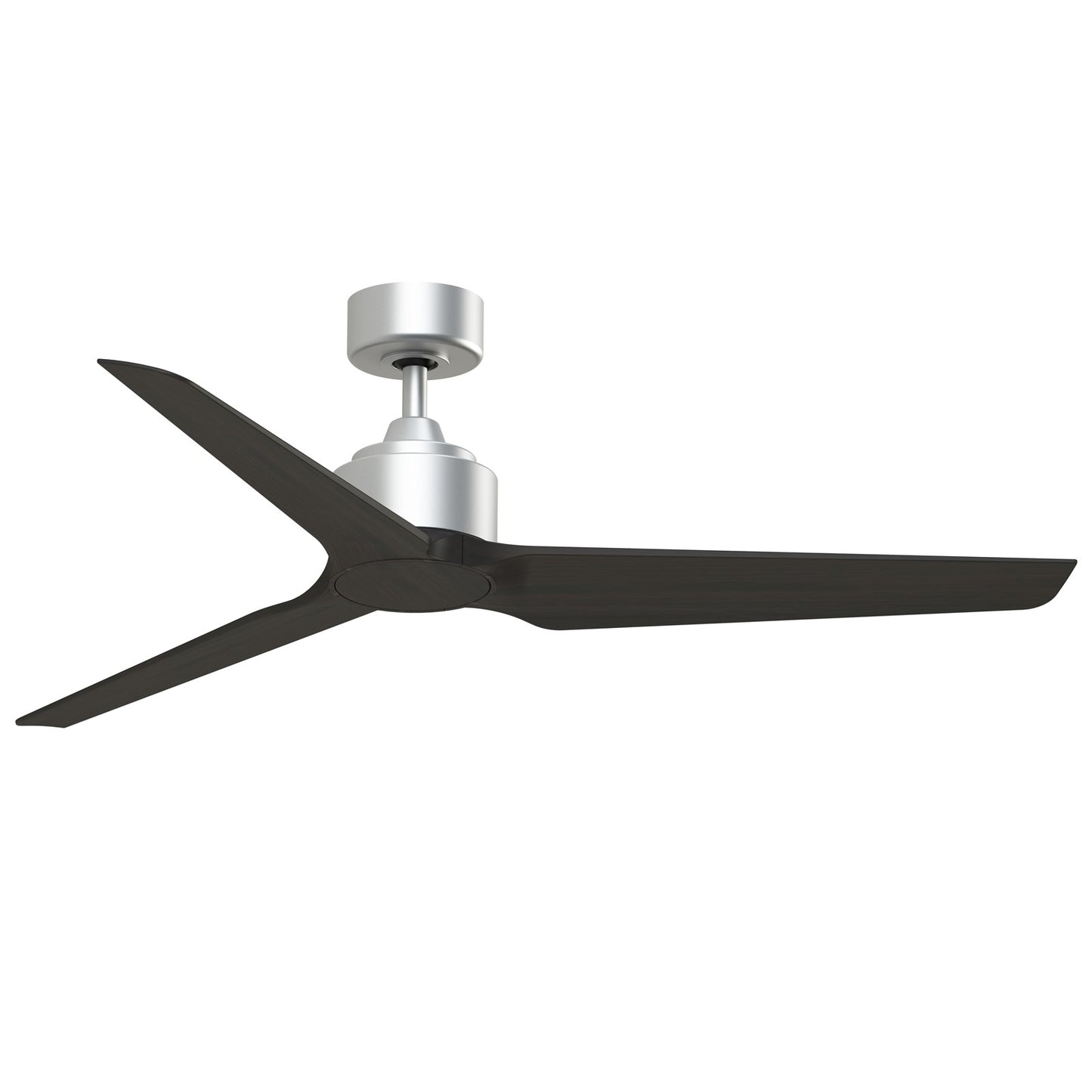 Fanimation TriAire Custom 56in 3-Blade Ceiling Fan | Silver and Dark Walnut Composite | Wet Rated Indoor & Outdoor | Model FPD8514SLW-56DWAW
