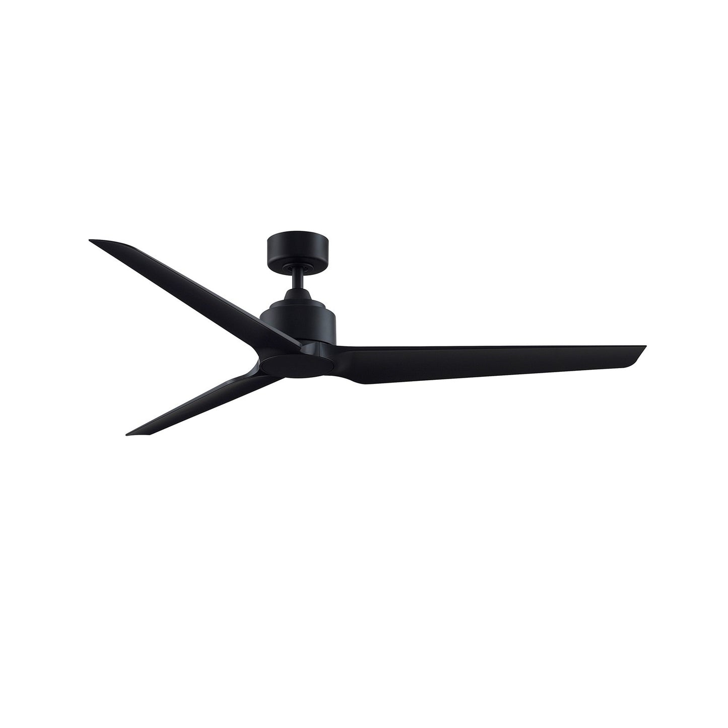 Fanimation TriAire Custom Marine 64in 3-Blade Smart Ceiling Fan | Black and Black Composite | Indoor & Outdoor Wet Rated | Model FPD8515BLM-64BLW