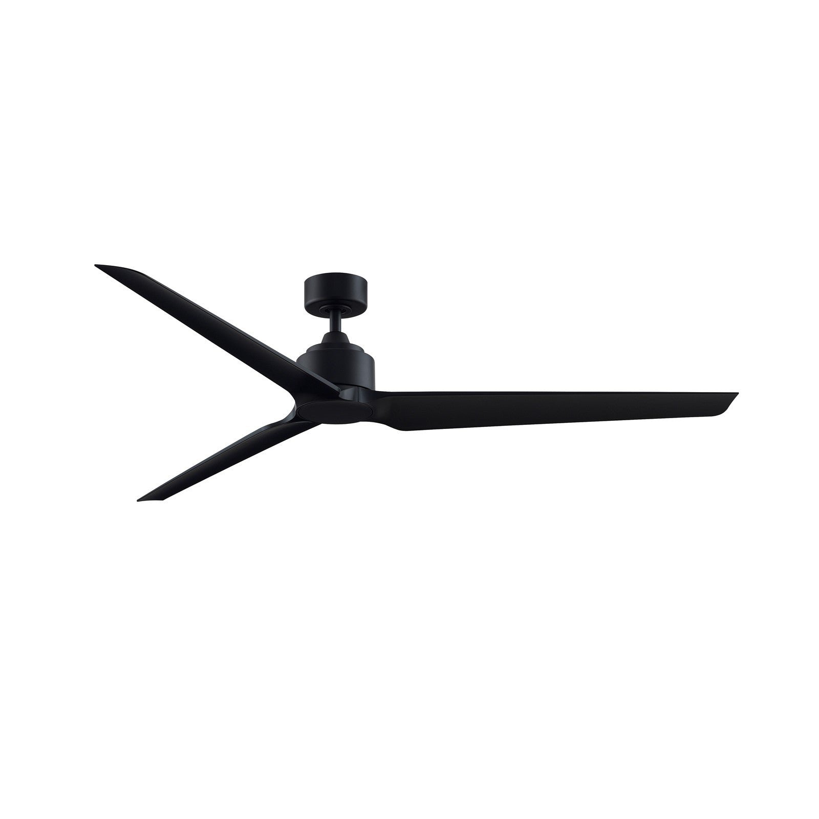 Fanimation TriAire Custom 72in 3-Blade Smart Ceiling Fan | Black and Black Composite | Covered Patio & Large Rooms | Model FPD8515BLW-72BLW