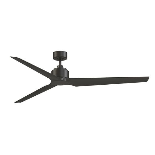 Fanimation TriAire Custom 72in 3-Light Ceiling Fan | Dark Bronze Composite Blades | Patio & Porch | 72 x 72 x 16.42 in | Model FPD8515DZM-72DZW